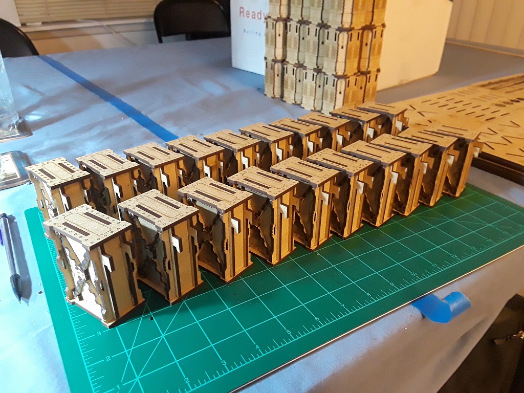 Necromunda Deadbolt's Derelict Corridors build begins Wargaming Hub